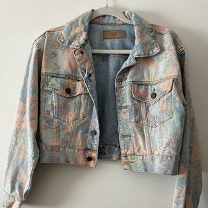 Blank Flower Jean Jacket